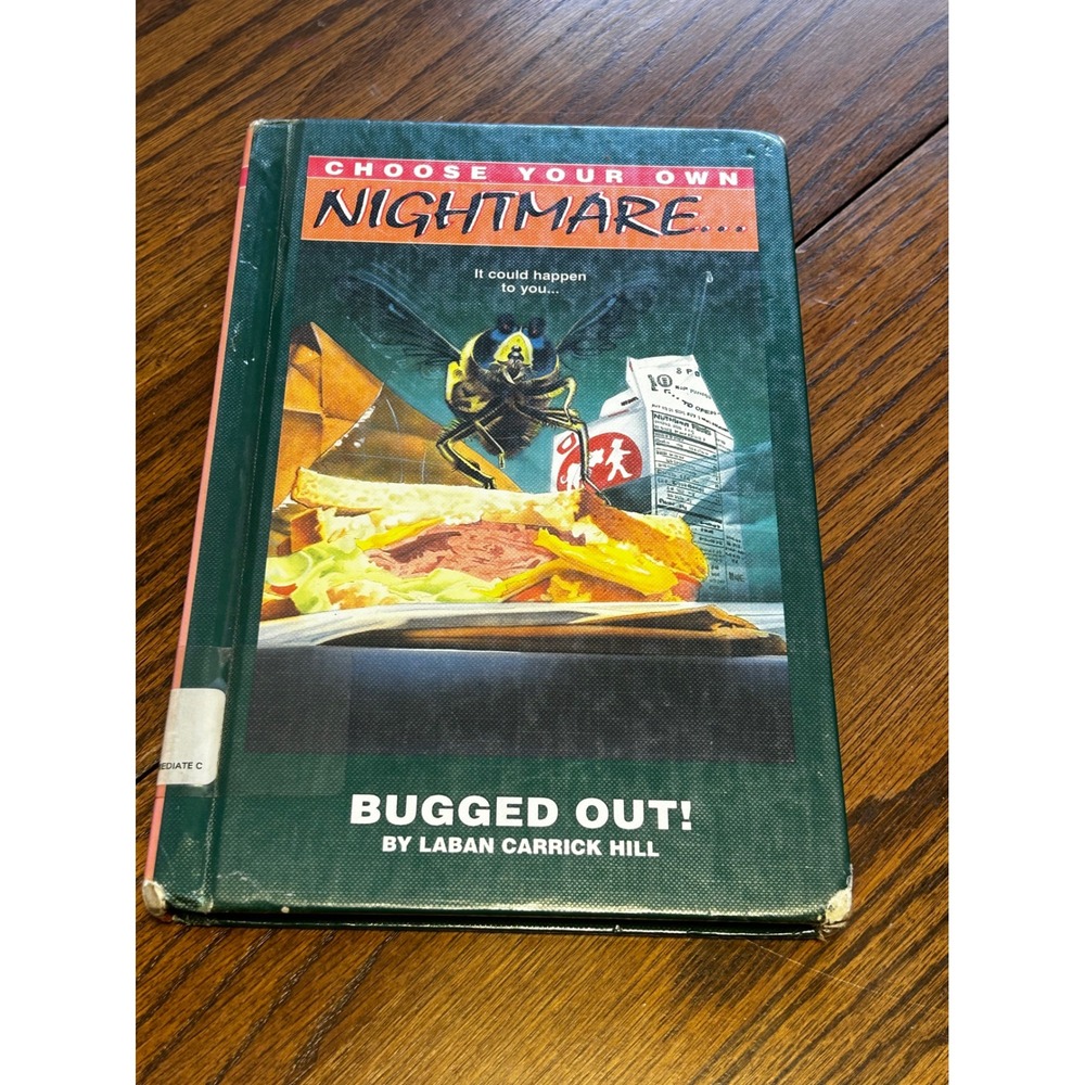 Choose Your Own Nightmare Bugged Out! Laban Carrick Hill 1997 Hardcover Book